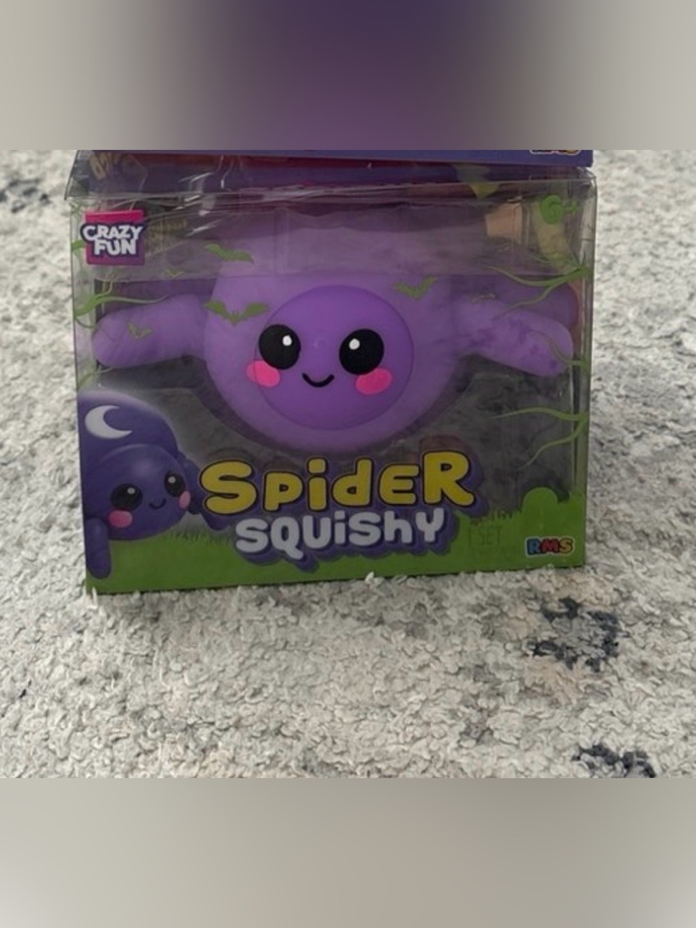 RMS CRAZY FUN Purple Spider Squishy